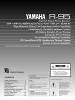 Yamaha R-95 - Owners Manual